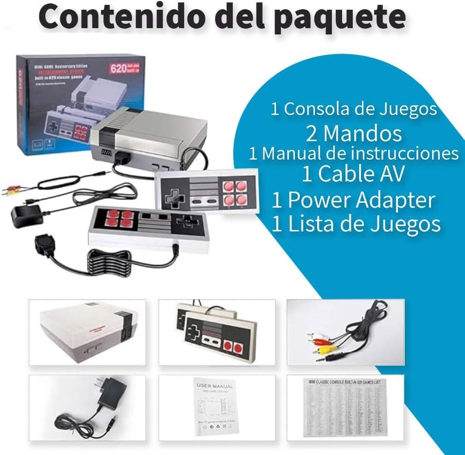 Mini consola Retro 620 Juegos